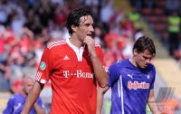 Fussball 3. Bundesliga:  Enttaeuschung Luca Toni  (FC Bayern II)