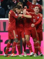 Fussball 1. Bundesliga, Saison 2012/2013:  FC Bayern Muenchen - Hannover 96
