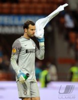 Fussball: Europa League Saison 2012/2013: Torwart Handanovic Samir (Inter Mailand)