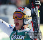 Ski Weltcup Flachau Riesentorlauf Herren - Jubel von Sieger Raich (AUT)