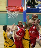 Basketball 1. Bundesliga  Walter Tigers Tuebingen - Rheinenergie Koeln