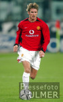 Fussball UCL: MANU, BECKHAM Einzelaktion
