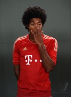 Fussball 1. Bundesliga 2012/2013:  Fototermin beim  FC Bayern Muenchen