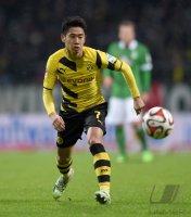 Fussball, 1. Bundesliga  Saison 2014/2015: SV Werder Bremen - Borussia Dortmund