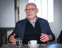 Buendnis 90 / Die Gruenen, Wahlkampf Landtagswahl Baden - Wuerttemberg, Verkehrsminister Winfried Hermann