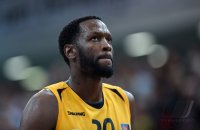 Basketball 1. Bundesliga 14/15 Hauptrunde:  Walter Tigers Tuebingen - Eisbaeren Bremerhaven