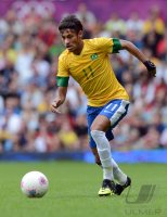 FUSSBALL Olympia 2012 Maenner: Brasilien - Weissrussland