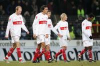 Fussball 1. Bundesliga: Arminia Bielefeld - VfB Stuttgart, VfB enttaeuscht