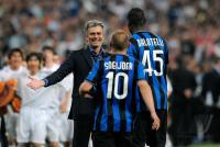 Fussball Champions League Finale: Trainer Jose Mario Santos Mourinho (Inter)
