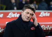 Fussball International Serie A 13/14: Trainer Walter Mazzarri (Inter Mailand)