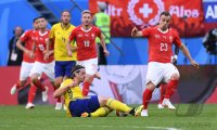 FUSSBALL WM 2018 Achtelfinale: Schweden - Schweiz