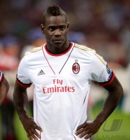 Fussball champions League  2013/2014: Mario Balotelli (AC Mailand)