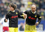 Fussball 1. Bundesliga: Hamburg - Dortmund, Jubel BVB n. 0:1