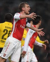 Fussball CHL  Saison 2014/2015: Arsenal London - Borussia Dortmund