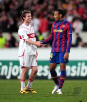 FUSSBALL  International CHL 09/10 : VfB Stuttgart -  FC Barcelona