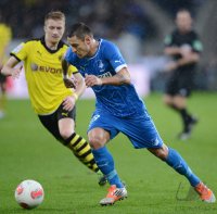 FUSSBALL1. Bundesliga  Saison 2012/2013: TSG 1899 Hoffenheim - Borussia Dortmund