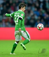 Fussball, 1. Bundesliga  Saison 2014/2015: Werder Bremen - Hertha BSC Berlin