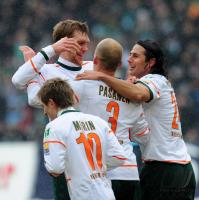 FUSSBALL, 1. BUNDESLIGA, 22. Spieltag: Hannover - Bremen