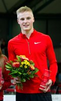Deutsche Hallen-Meisterschaft Leichtathletik 2012  JUBEL Gregor Traber (LAV Tuebingen)