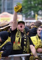 Fussball Champions League Finale 2013:  Borussia Dortmund - FC Bayern Muenchen, PUBLIC VIEWING