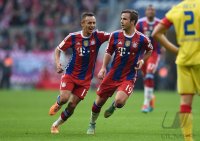 Fussball 1. Bundesliga Saison 14/15: FC Bayern Muenchen - TSG 1899 Hoffenheim