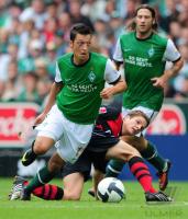 FUSSBALL, 1. BUNDESLIGA: Bremen - Frankfurt