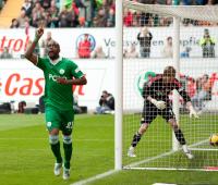Fu&sect;ball Fussball 1.Bundesliga  VfL Wolfsburg - Bayer 04 Leverkusen