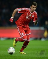 Fussball 1. Bundesliga  Saison 2013/2014: Mario Mandzukic (FC Bayern Muenchen)