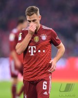 Fussball 1. Bundesliga Saison 21/22: Joshua Kimmich (FC Bayern Muenchen) in Corona - Quarantaene