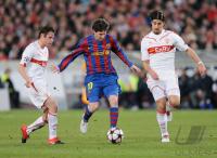 FUSSBALL  International CHL 09/10 : VfB Stuttgart -  FC Barcelona