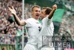 Fussball 1. Bundesliga: Gladbach - Bayern, Jubel BMG