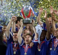 EURO 2000  Finale Jubel Frankreich