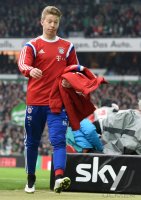 Fussball, 1. Bundesliga  Saison 2014/2015: SV Werder Bremen - FC Bayern Muenchen