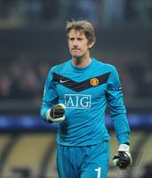 FUSSBALL  International CHL 09/10 : ManU Torwart Edwin van der Sar