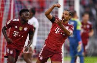 Fussball 1. Bundesliga Saison 21/22: FC Bayern Muenchen -  1. FC Koeln