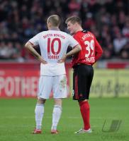 Fussball 1. Bundesliga : ROBBEN (FC Bayern Muenchen) und KROOS (Bayer 04 Leverkusen)