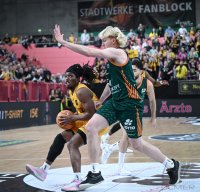 Basketball 2. Bundesliga  24/25 Playoff Spiel 4. 
Walter Tigers Tuebingen - VET-CONCEPT Gladiators Trier