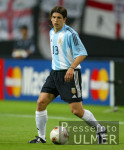 FUSSBALL Weltmeisterschaft Spielszene Argentinien vs. England