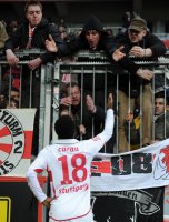 Fussball: 1. Bundesliga Saison 2010/2011: Leverkusen - Stuttgart