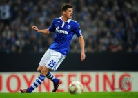 Fussball: Europa League, Saison 2011/2012: Klaas Jan Huntelaar (FC Schalke 04)