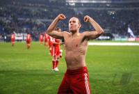 FUSSBALL, DFB Pokal Halbfinale: JUBEL Arjen Robben (FCB)