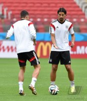 FUSSBALL WM 2014  Achtelfinale PK; Abschlusstraining Deutschland