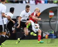 Fussball Europameisterschaft U 19 2016: Oesterreich - Deutschland