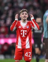 Fussball 1. Bundesliga  Saison  2025/2026  25. Spieltag FC Bayern Muenchen -  Borussia Moenchengladbach