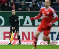 Fussball, 1. Bundesliga  Saison 2013/2014: SV Werder Bremen - FC Bayern Muenchen