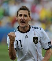 FUSSBALL WM 2010, ACHTELFINALE: JUBEL KLOSE (Deutschland)