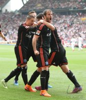 Fussball 1. Bundesliga Saison 14/15: VfB Stuttgart - Hamburger SV