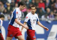 Fussball 1. Bundesliga: Hamburg - Leverkusen, HSV enttaeuscht