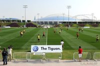 Fussball 1. Bundesliga 11/12: FC Bayern Muenchen Training  in Doha