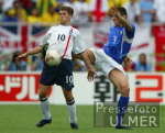 FUSSBALL Weltmeisterschaft Spielszene England vs. Brasilien Viertelfinale